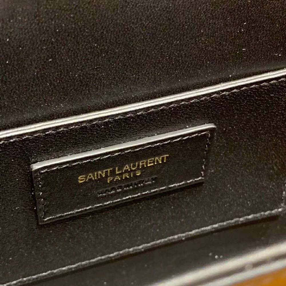 Saint Laurent YSL Women Le 61 Medium Saddle Bag Smooth-Black - image 13