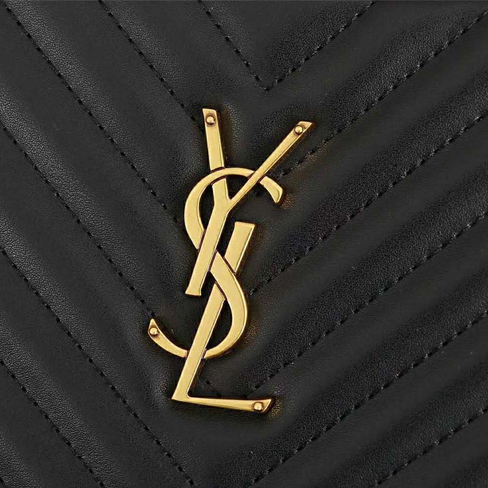 Saint Laurent YSL Women Lou Camera Bag Matelasse Leather-Gold - image 6