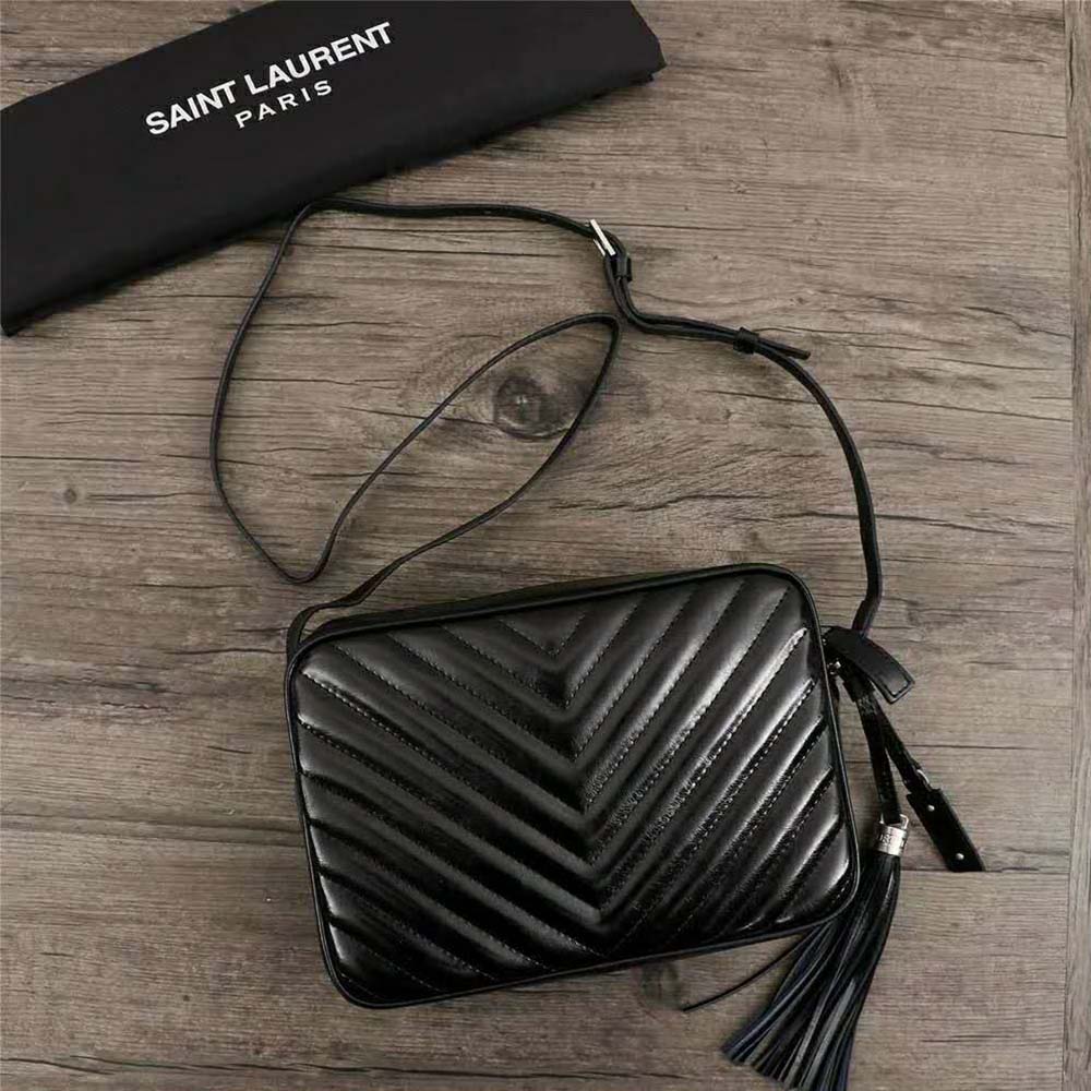 Saint Laurent YSL Women Lou Camera Bag Matelasse Leather-Silver - image 7