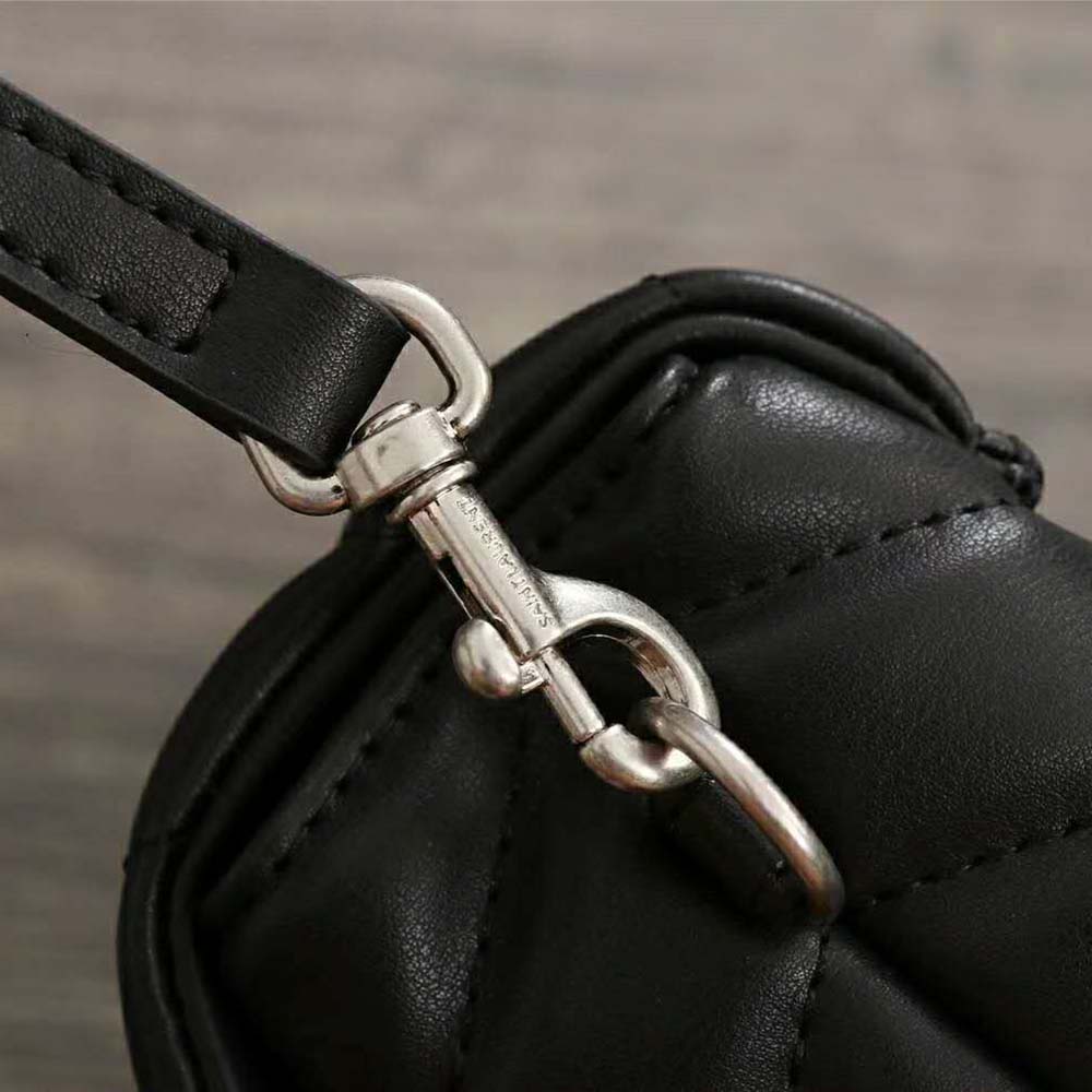 Saint Laurent YSL Women Loulou Small Matelasse Y Leather-Black - image 9