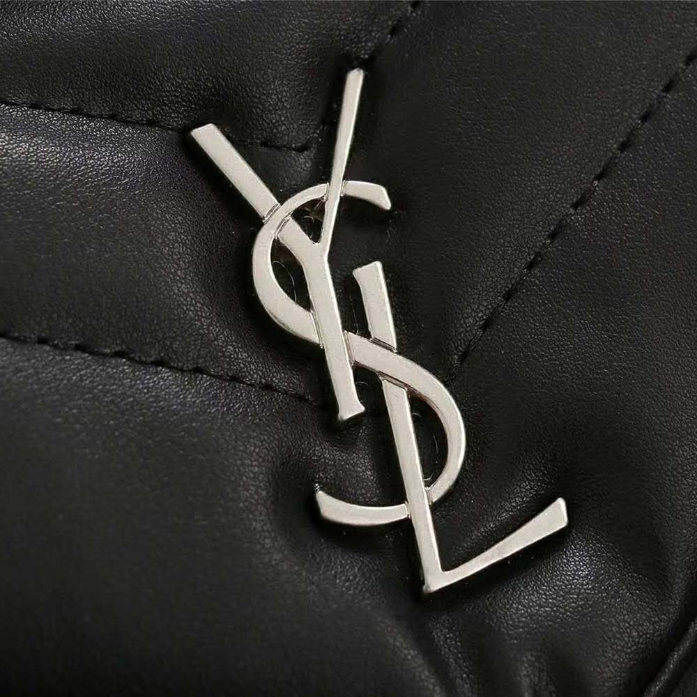 Saint Laurent YSL Women Loulou Small Matelasse Y Leather-Black - image 6