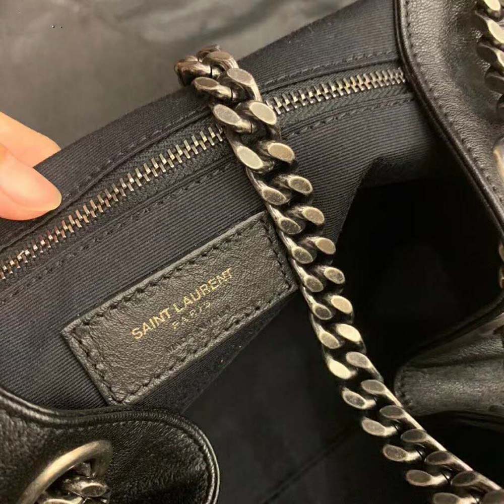 Saint Laurent YSL Women Nolita Medium Bag Vintage Leather-Black - image 8