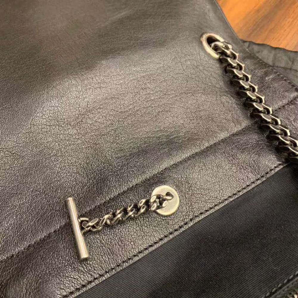 Saint Laurent YSL Women Nolita Medium Bag Vintage Leather-Black - image 9