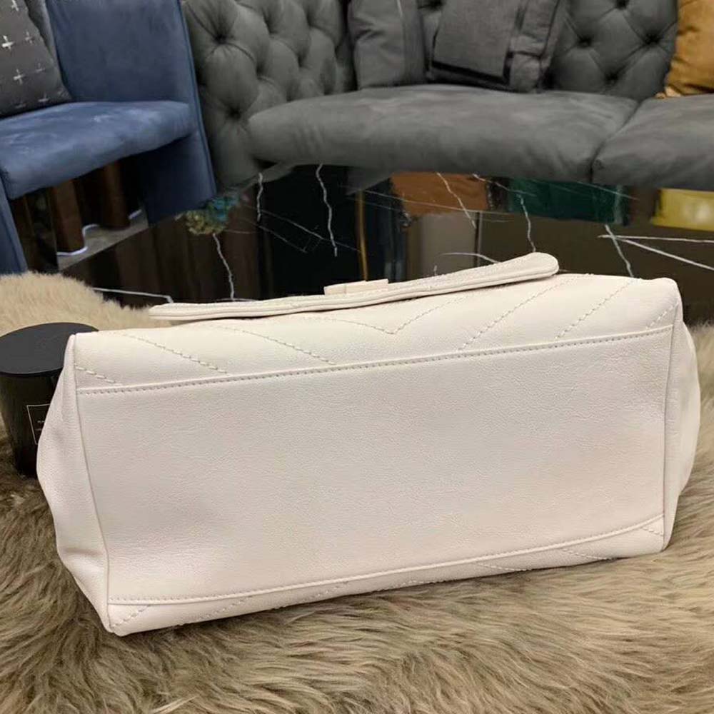 Saint Laurent YSL Women Nolita Medium Bag Vintage Leather-White - image 5