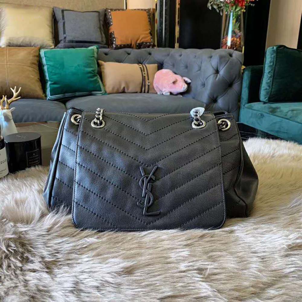 Saint Laurent YSL Women Nolita Small Bag Vintage Leather-Black - image 6