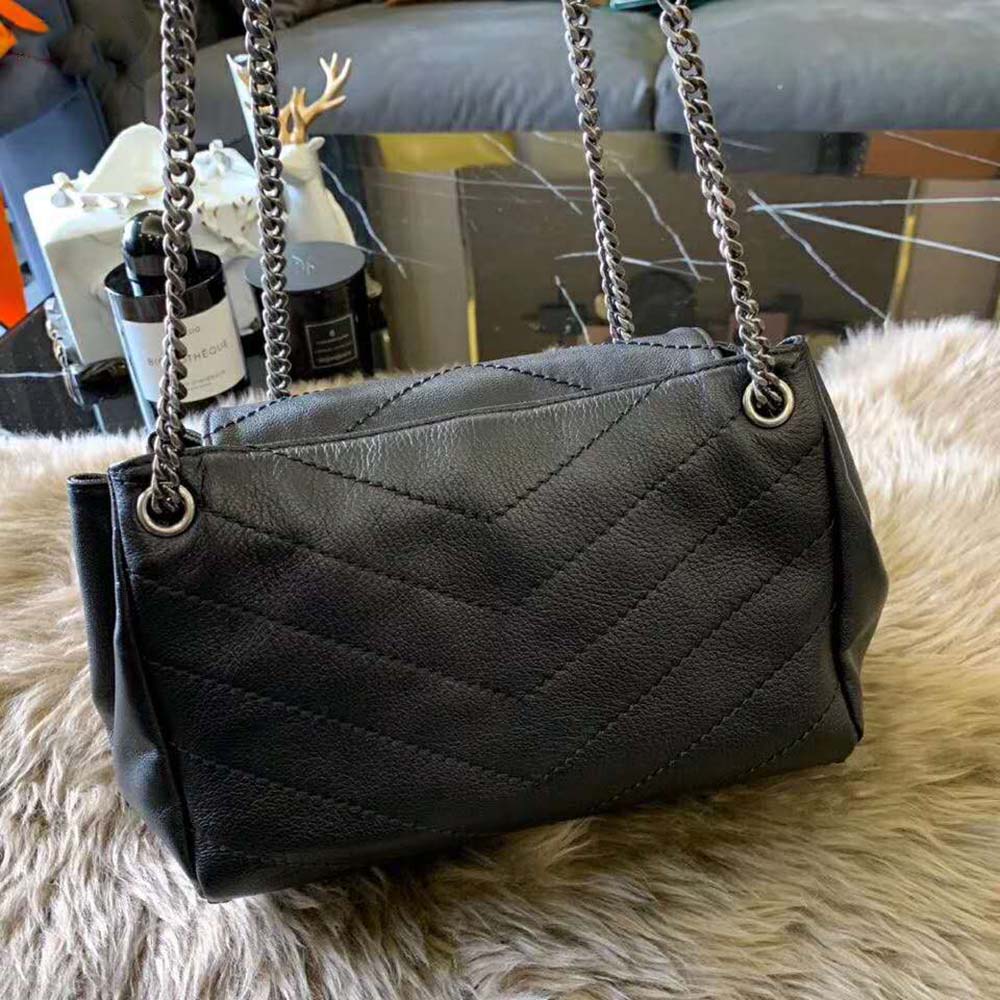 Saint Laurent YSL Women Nolita Small Bag Vintage Leather-Black - image 4