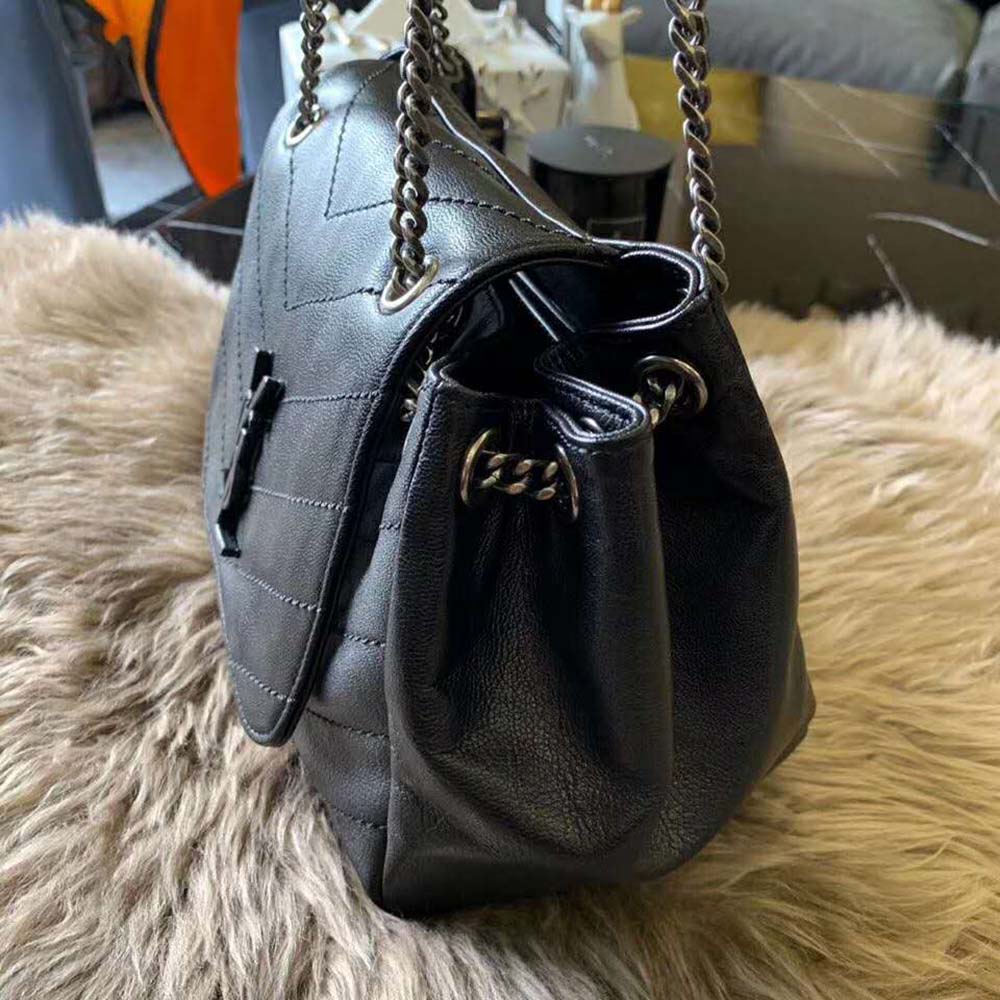 Saint Laurent YSL Women Nolita Small Bag Vintage Leather-Black - image 7