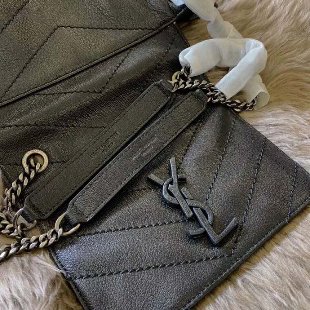 Saint Laurent YSL Women Nolita Small Bag Vintage Leather-Black - image 9