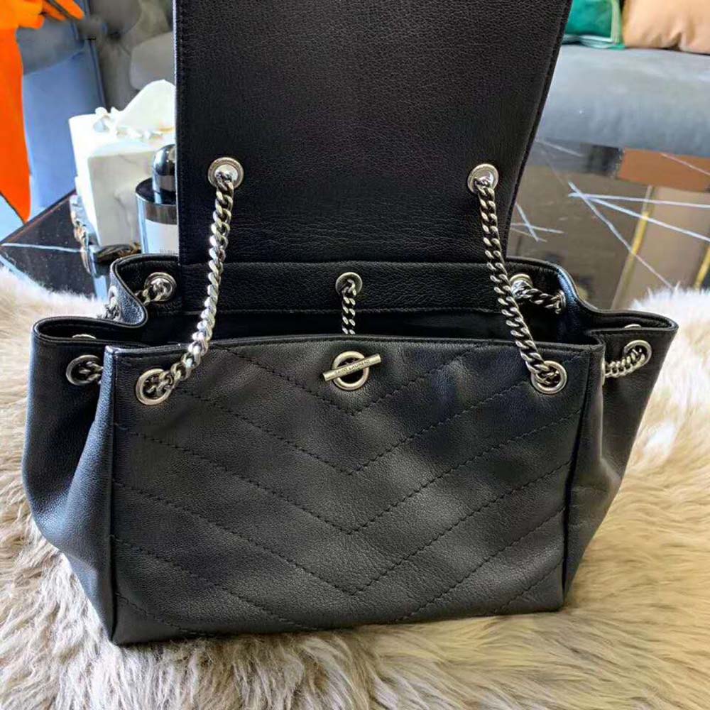 Saint Laurent YSL Women Nolita Small Bag Vintage Leather-Black - image 10