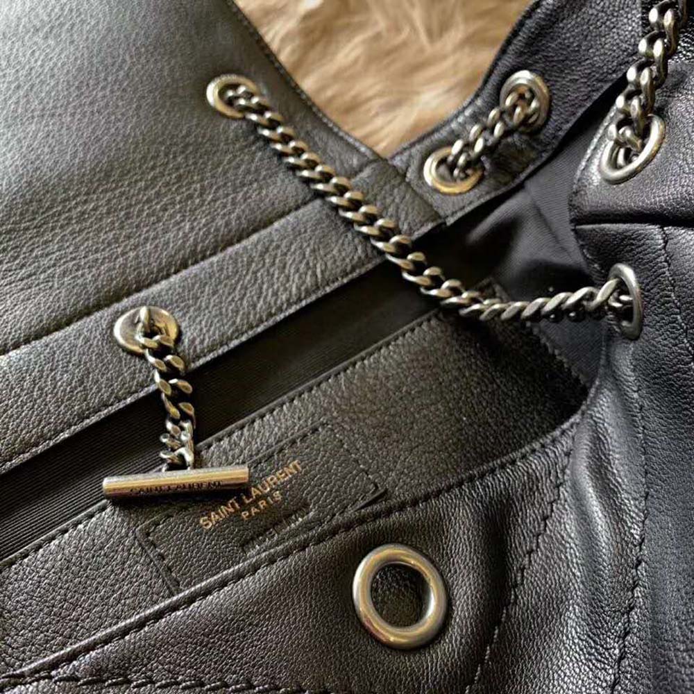 Saint Laurent YSL Women Nolita Small Bag Vintage Leather-Black - image 12