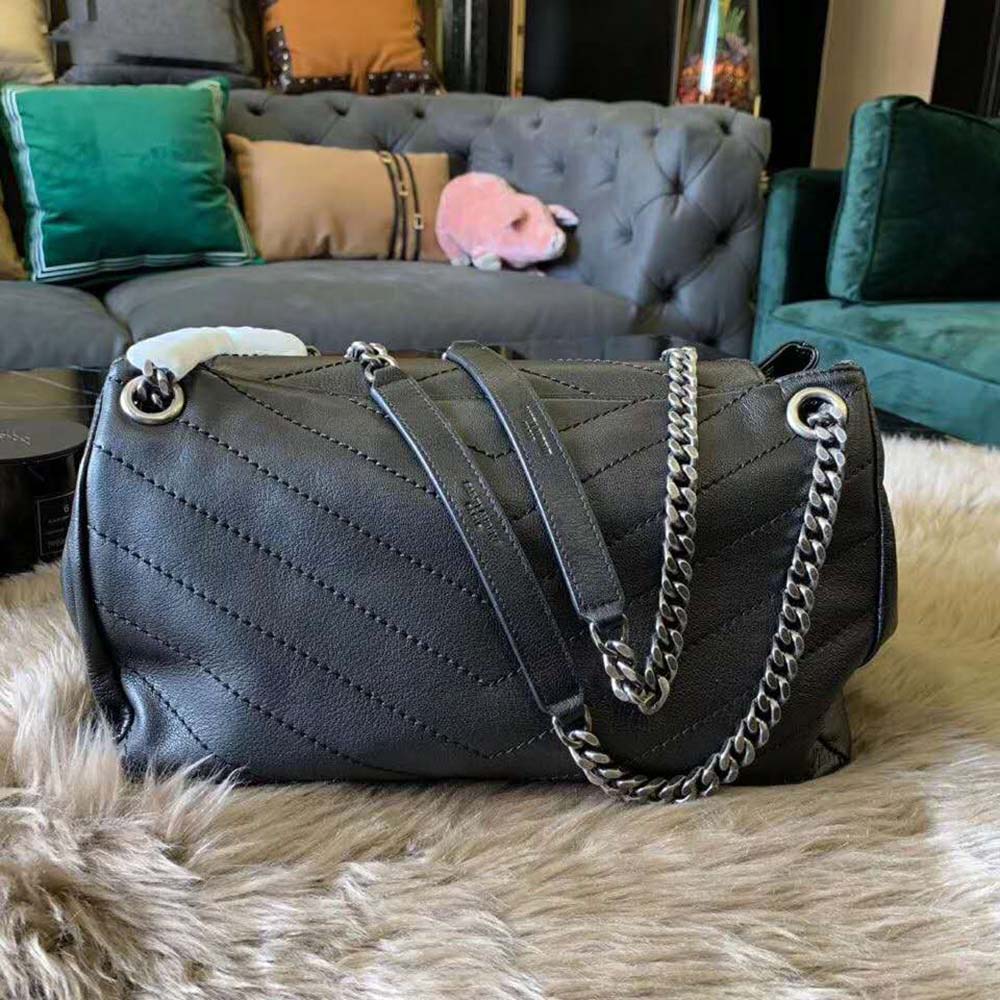 Saint Laurent YSL Women Nolita Small Bag Vintage Leather-Black - image 5