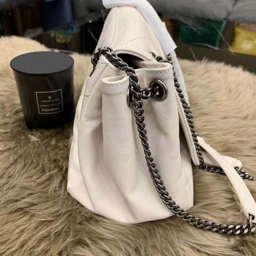 Saint Laurent YSL Women Nolita Small Bag Vintage Leather-White - image 4