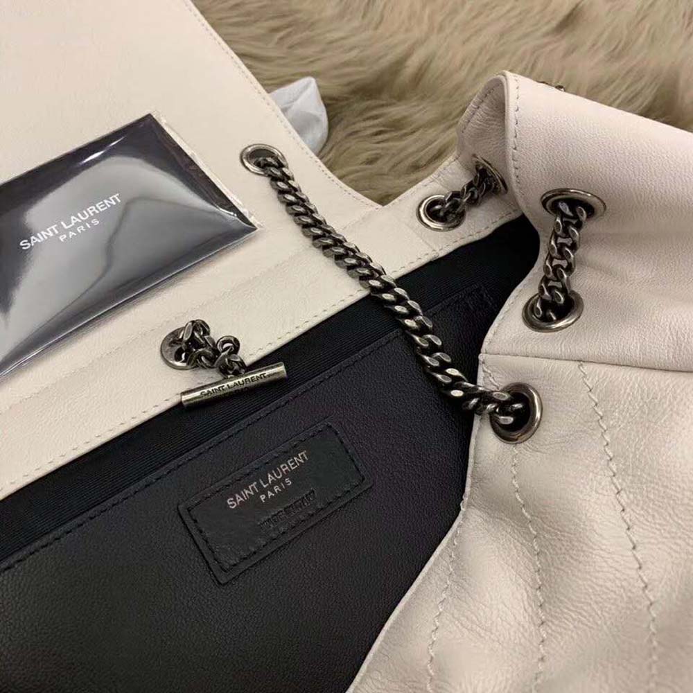 Saint Laurent YSL Women Nolita Small Bag Vintage Leather-White - image 9