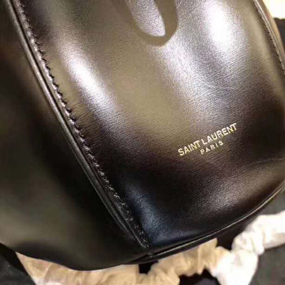 Saint Laurent YSL Women Saffiano Leather Mini Shoulder Bag-Black - image 9