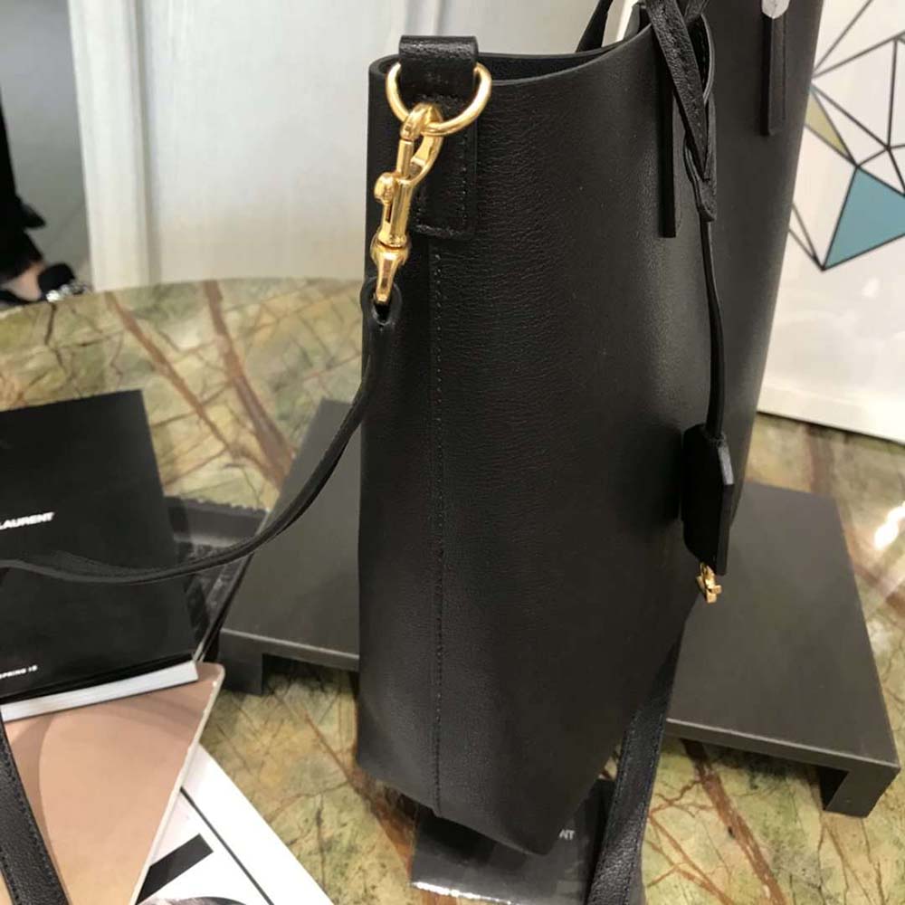 Saint Laurent YSL Women Saint Laurent Toy Shopping Supple-Black - image 4