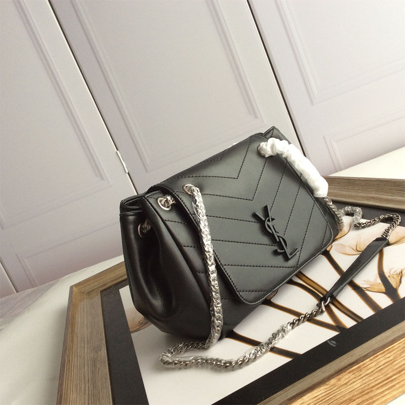 Saint Laurent YSL Women Small Nolita Bag Vintage Leather-Black - image 4