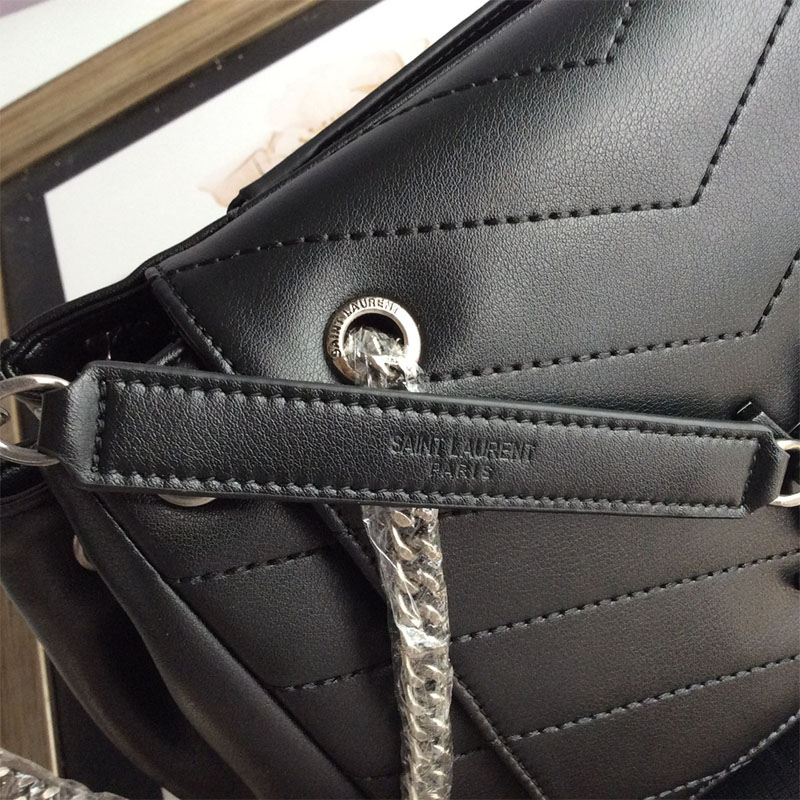Saint Laurent YSL Women Small Nolita Bag Vintage Leather-Black - image 9