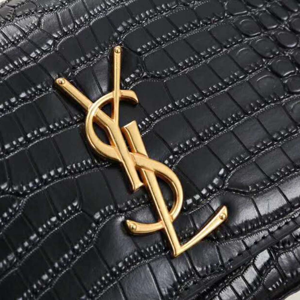 Saint Laurent YSL Women Sunset Medium Supple Crocodile Embossed Leather - image 9