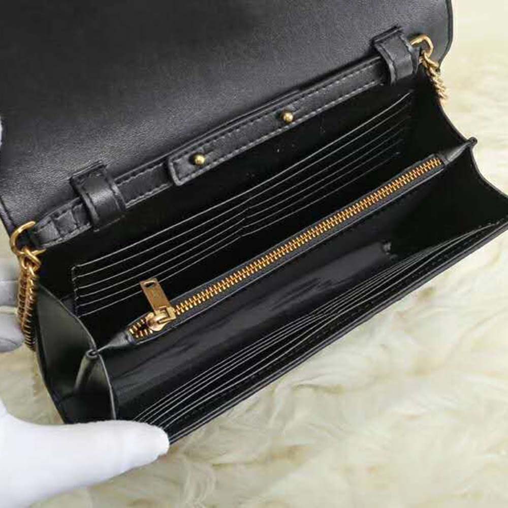 Saint Laurent YSL Women Sunset Medium Supple Crocodile Embossed Leather - image 8