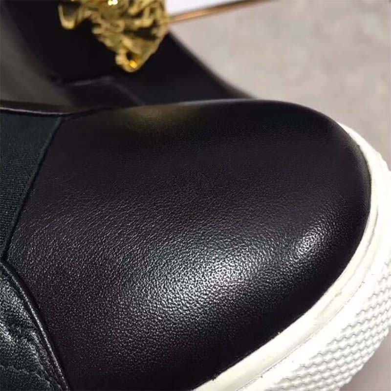 Versace Men Shoes Palazzo High-Top Sneakers-Black - image 9