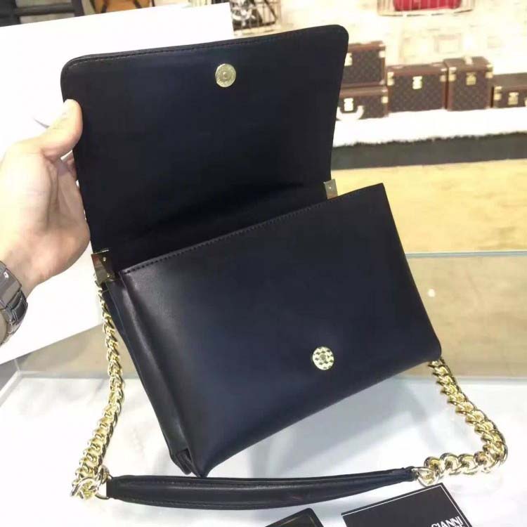 Versace Palazzo Cross-Body Bag in Nappa Leather-Black - image 6