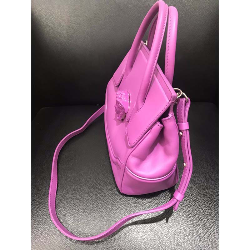 Versace Palazzo Empire Medium Bag in Calf Leather-Pink - image 8