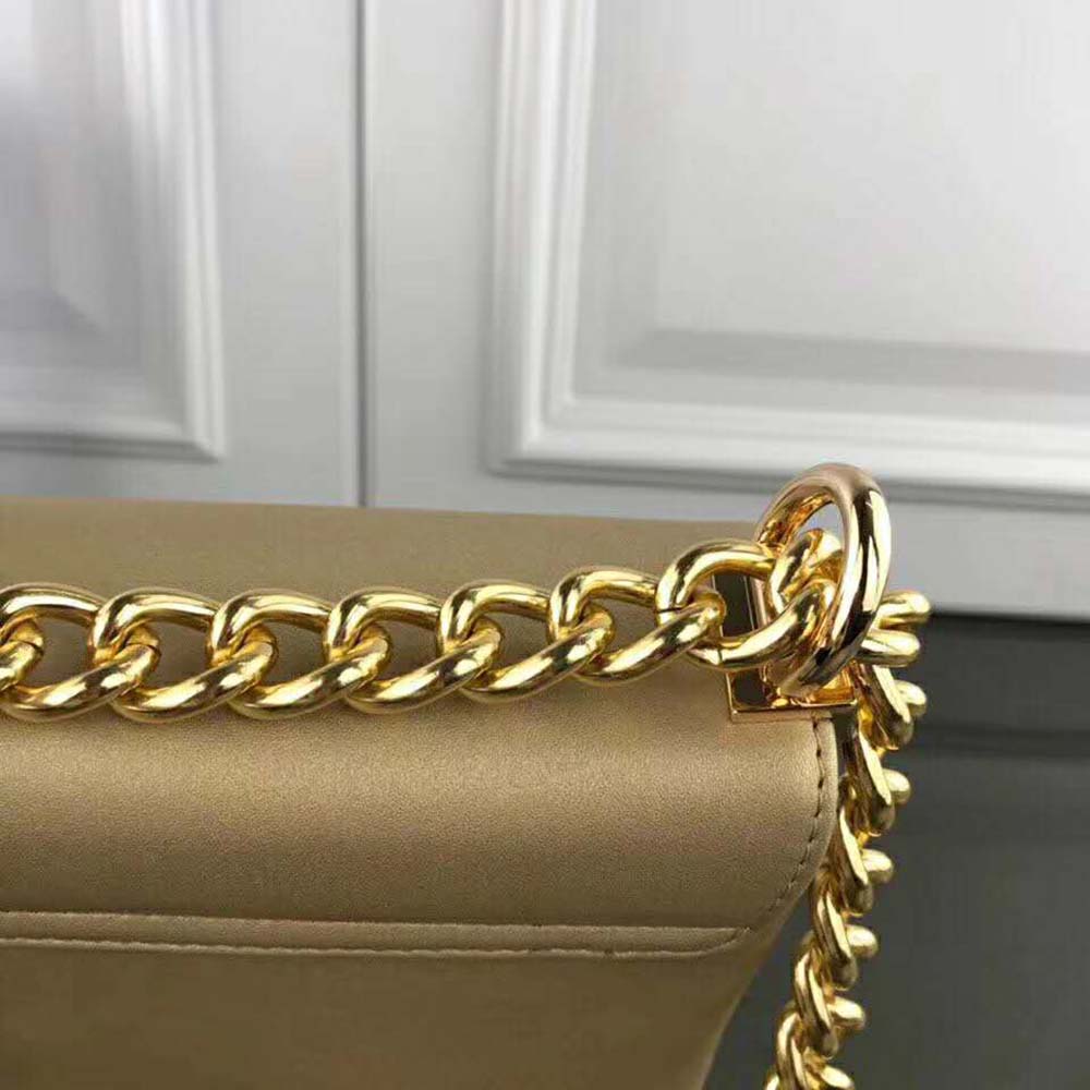 Versace Women Laminated Palazzo Evening Bag - image 8