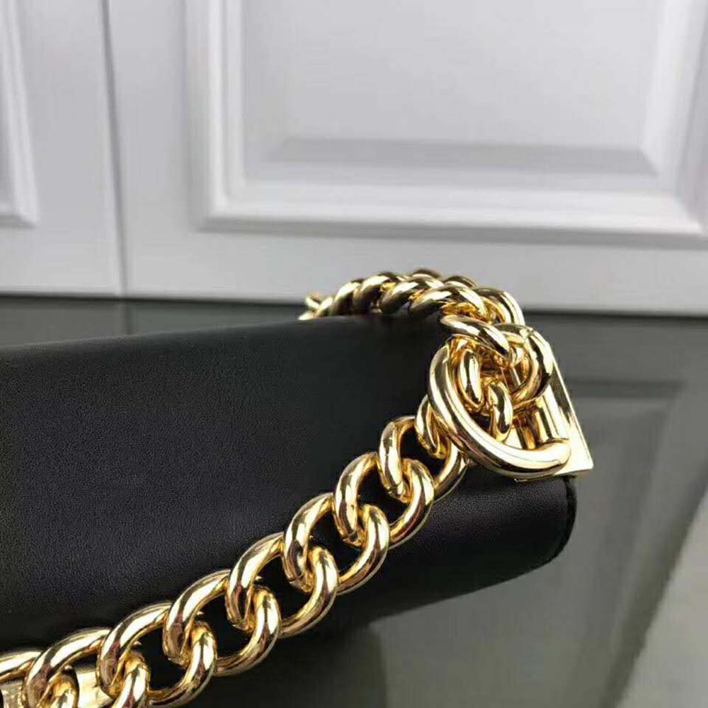 Versace Women Medusa Head Evening Clutch Bag-Black - image 9