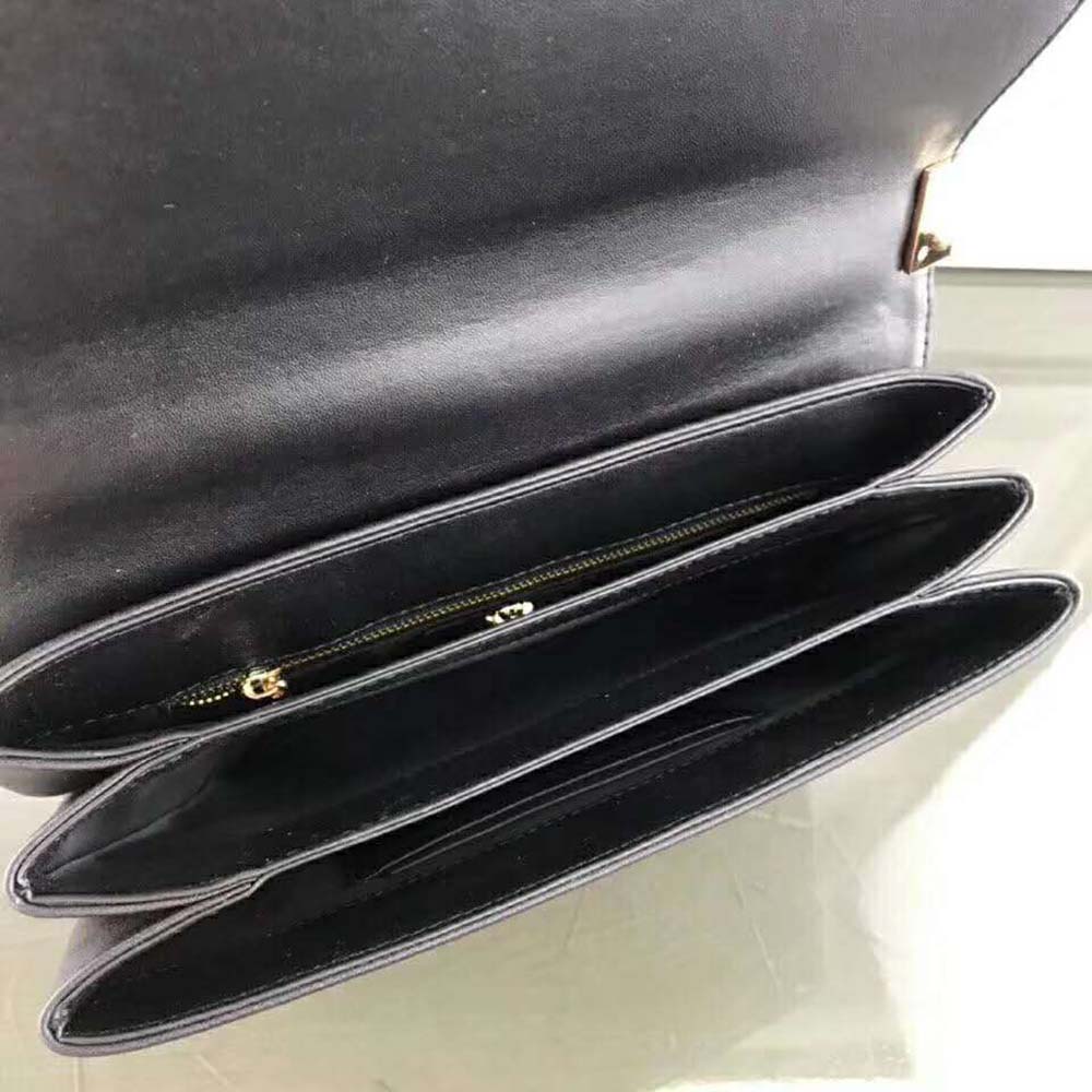 Versace Women Medusa Head Evening Clutch Bag-Black - image 7