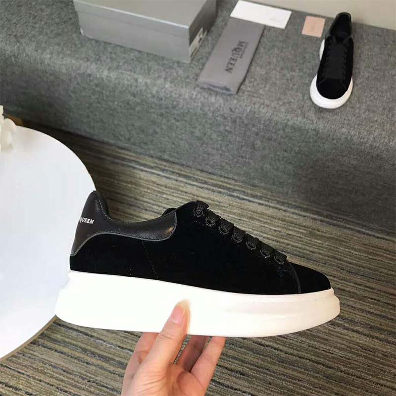 Alexander Mcqueen Unisex Oversized Sneaker With Black Velvet Calf Leather - image 6