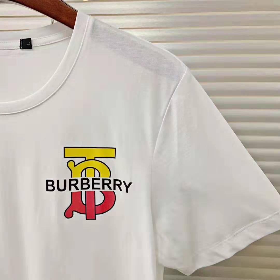 Burberry Men Monogram Motif Cotton Oversized T-Shirt-White - image 5