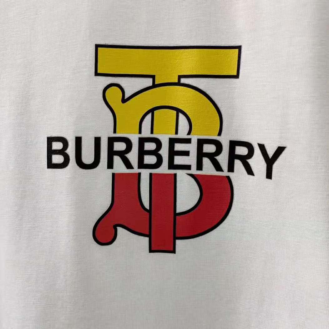 Burberry Men Monogram Motif Cotton Oversized T-Shirt-White - image 7