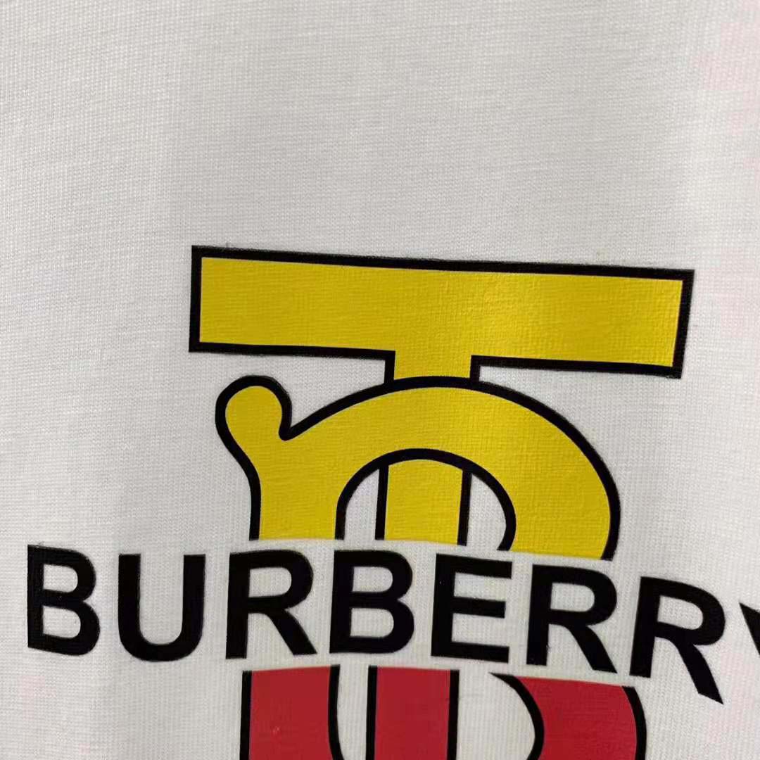 Burberry Men Monogram Motif Cotton Oversized T-Shirt-White - image 8