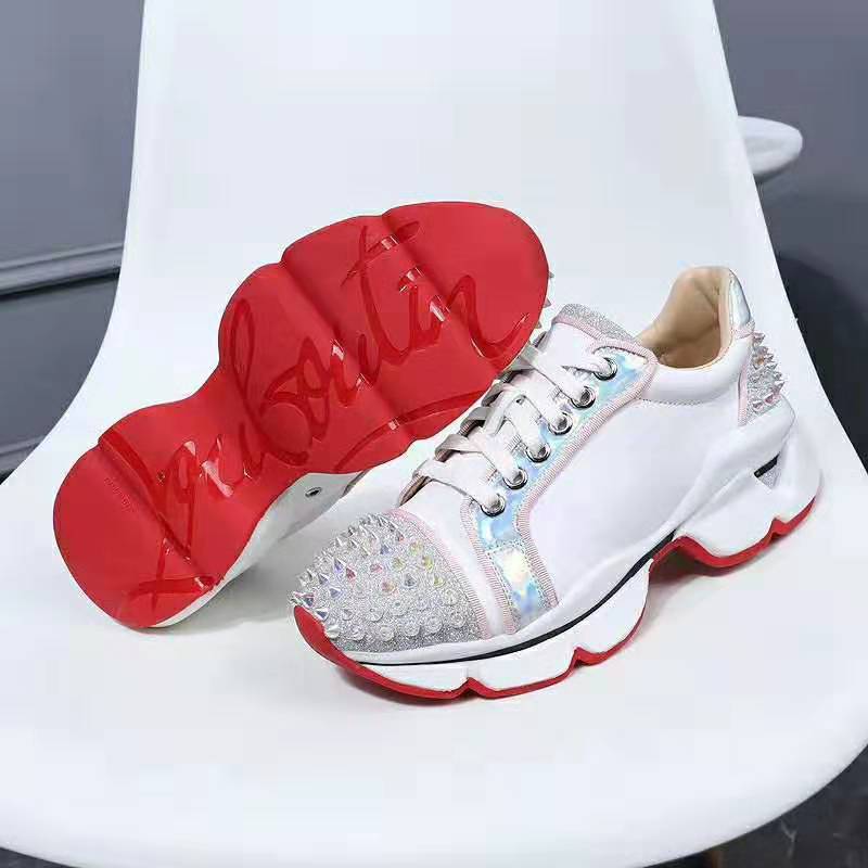 Christian Louboutin Women Shoes Vrs 2018 Sneakers-White - image 8