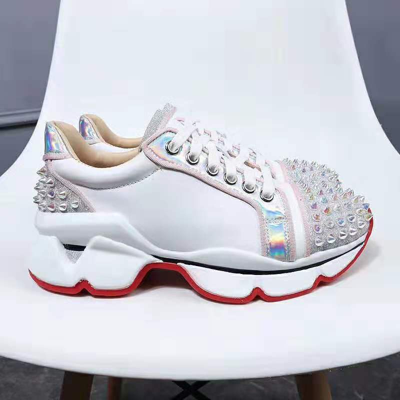 Christian Louboutin Women Shoes Vrs 2018 Sneakers-White - image 4