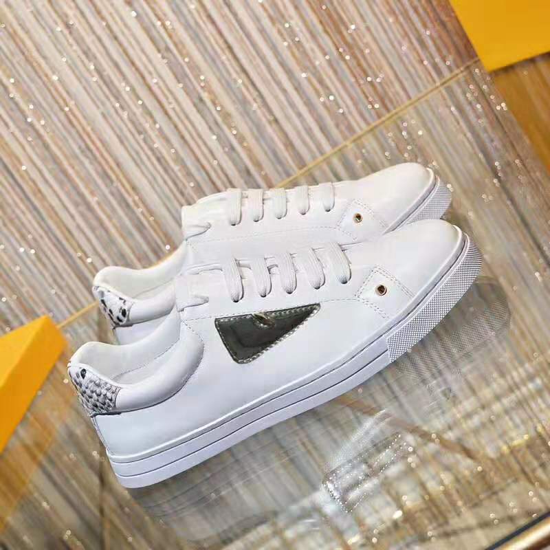 Fendi Men Sneakers White Leather High-Tops - image 5