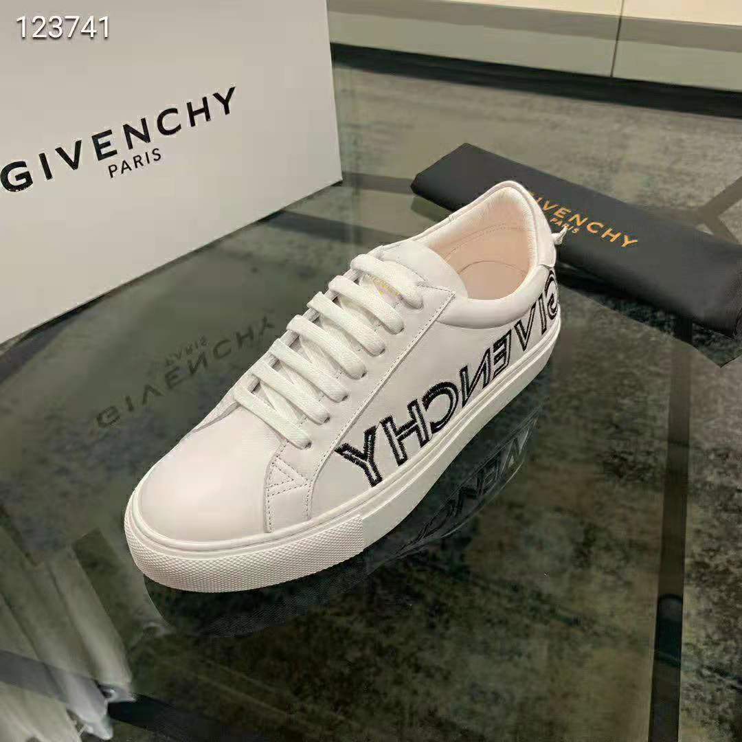 Givenchy Men Givenchy Reverse Sneakers in Leather-White - image 6