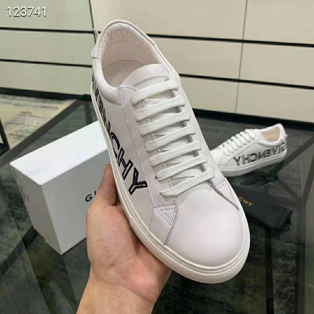 Givenchy Men Givenchy Reverse Sneakers in Leather-White - image 9