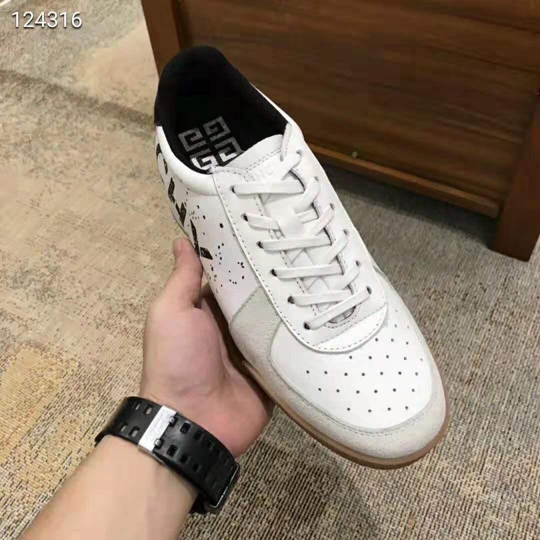 Givenchy Men Low Sneakers in Leather-White - image 9