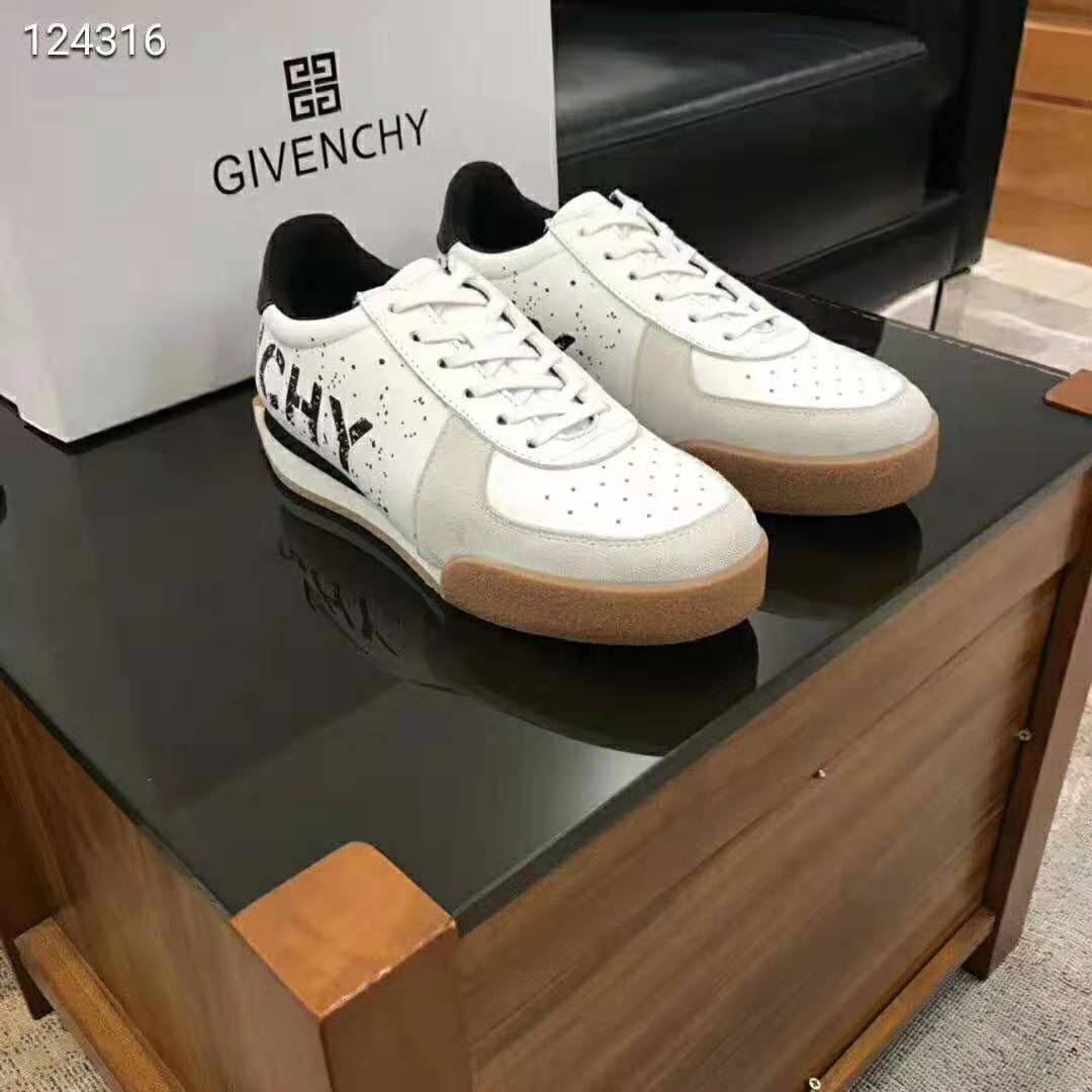Givenchy Men Low Sneakers in Leather-White - image 4