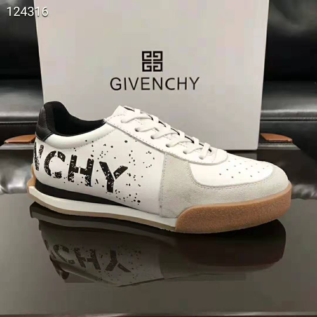 Givenchy Men Low Sneakers in Leather-White - image 6