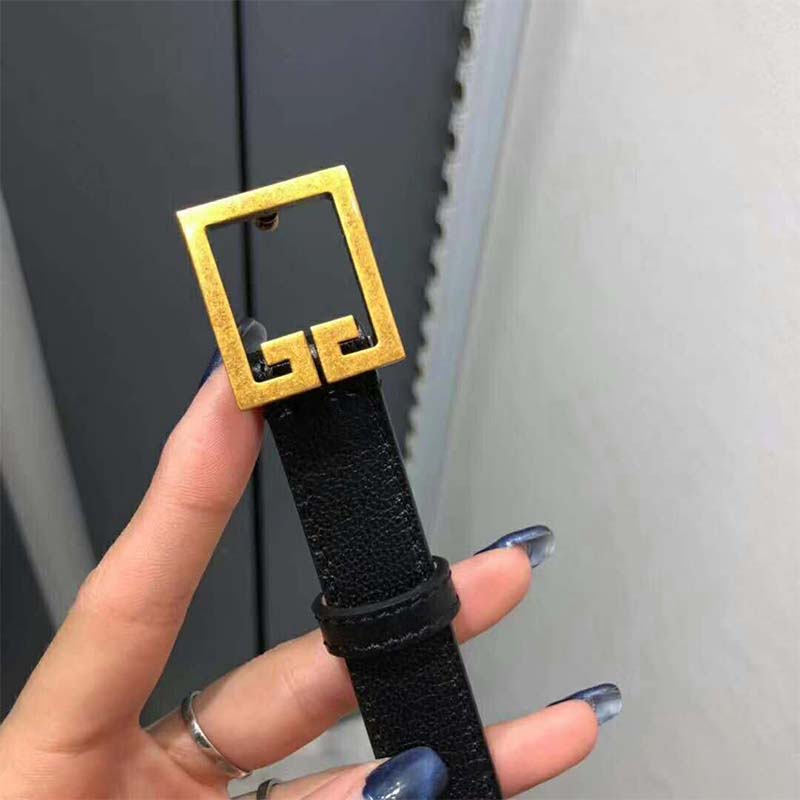 Givenchy Women Double G Belt in Leather-Black - image 6