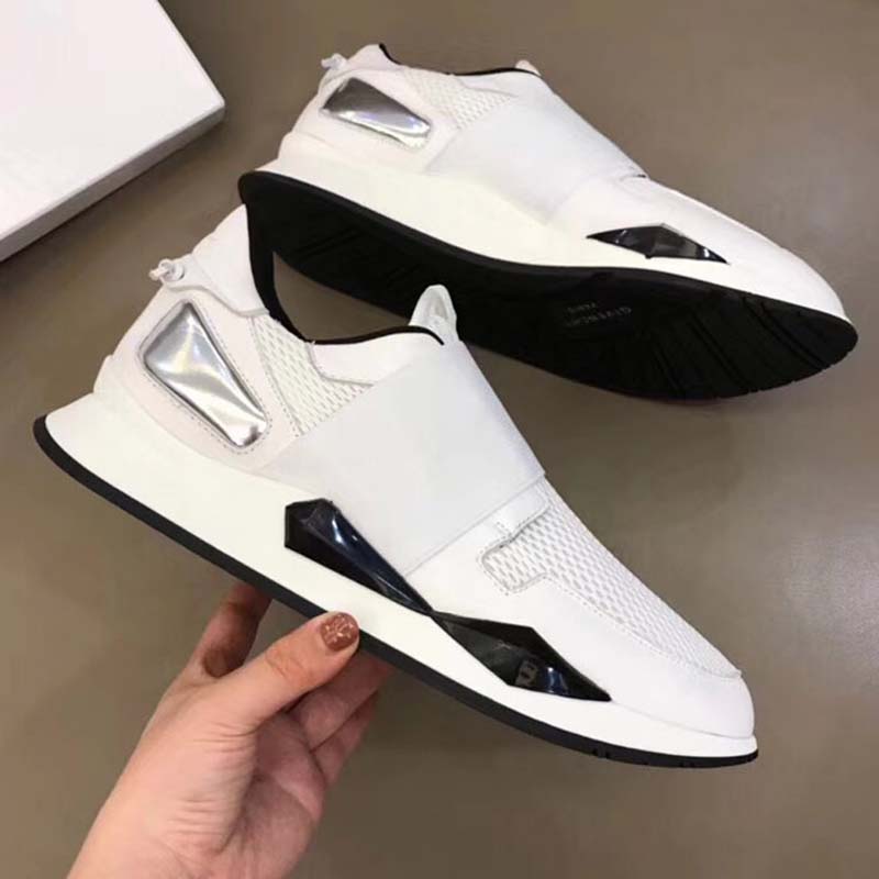 Overhead shot showing overall design of Givenchy Women Elastic Strap Sneakers