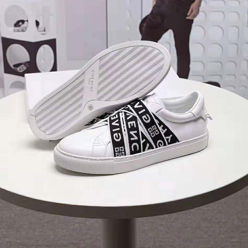 Givenchy Women Givenchy 4G Webbing Sneakers in Leather-White - image 8