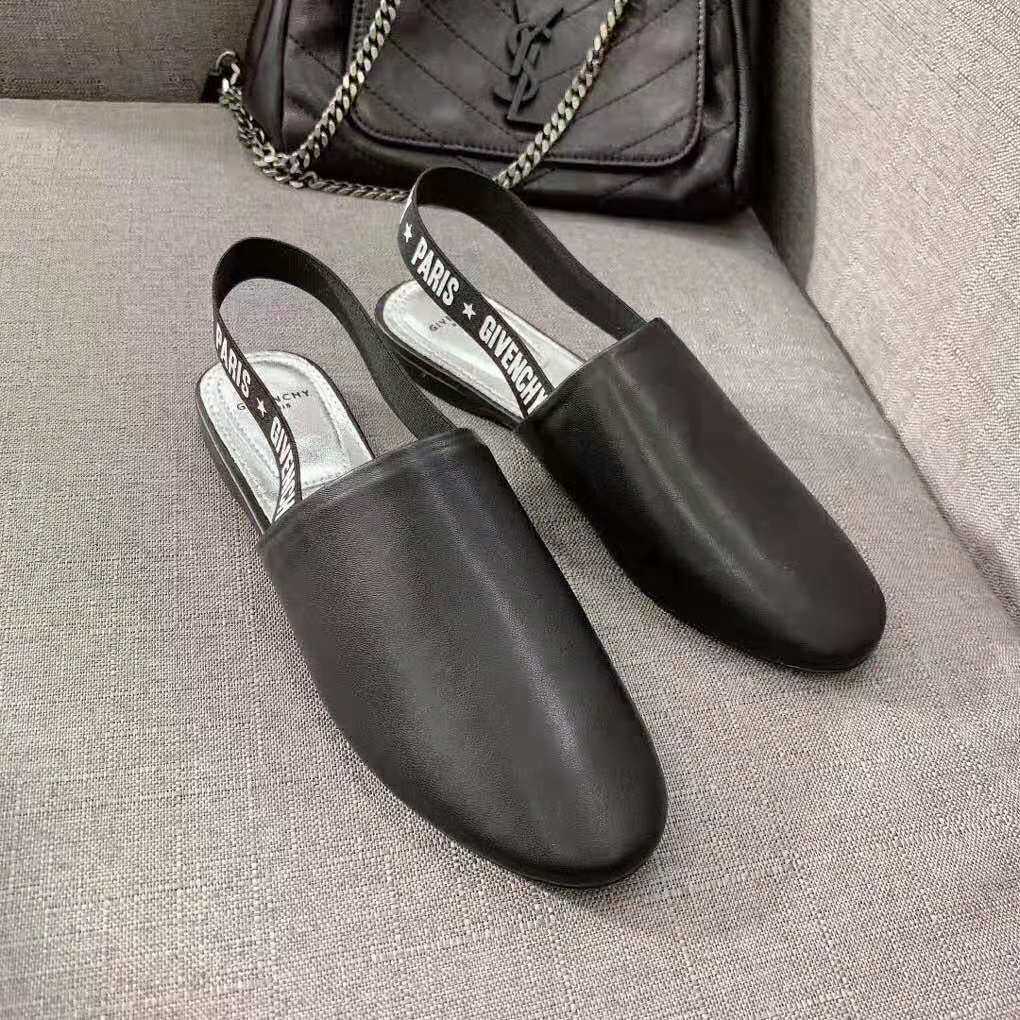 Givenchy Women Givenchy Sling Back Flat Mules-Black - image 8