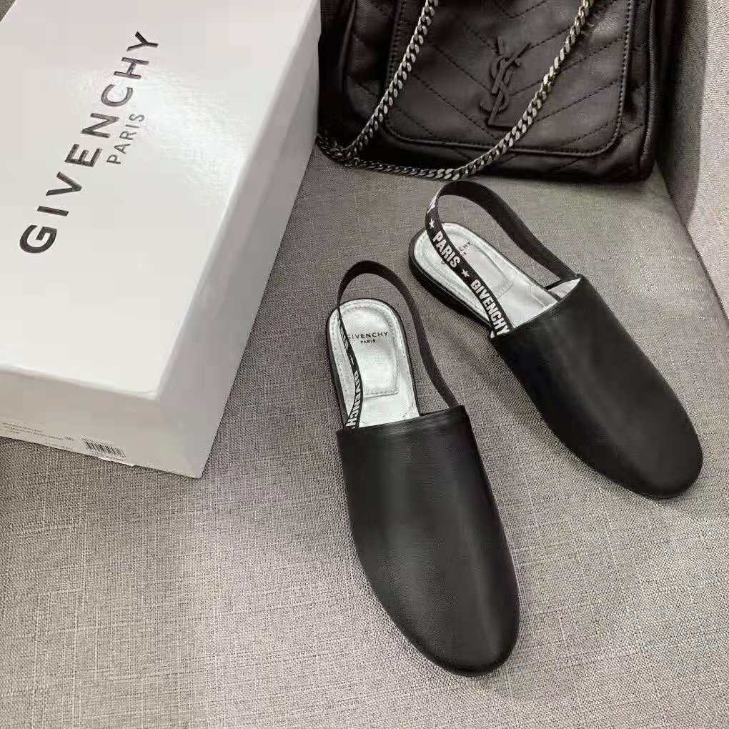 Givenchy Women Givenchy Sling Back Flat Mules-Black - image 7
