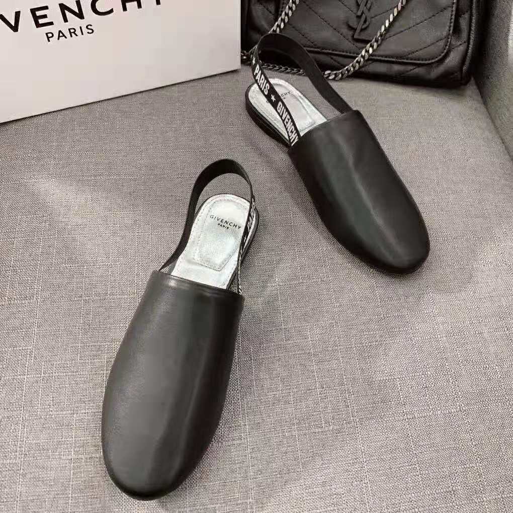 Givenchy Women Givenchy Sling Back Flat Mules-Black - image 6