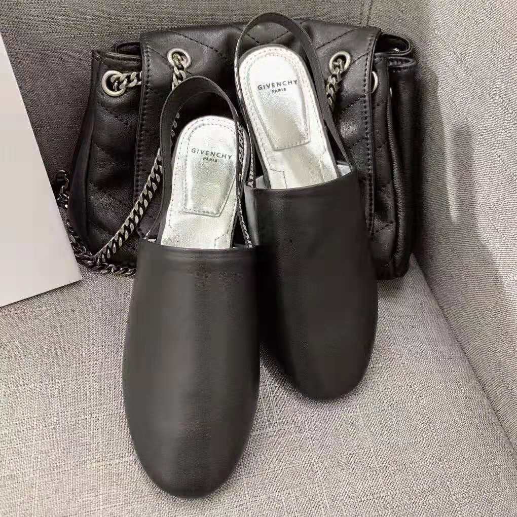 Givenchy Women Givenchy Sling Back Flat Mules-Black - image 5