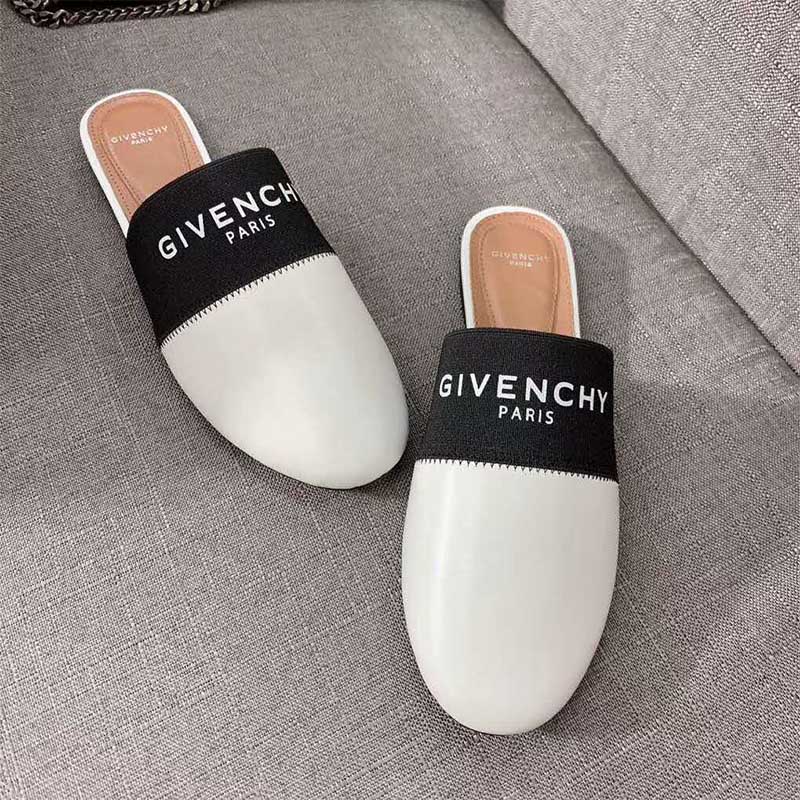 Givenchy Women Shoes Givenchy Paris Leather Mules-White - image 8
