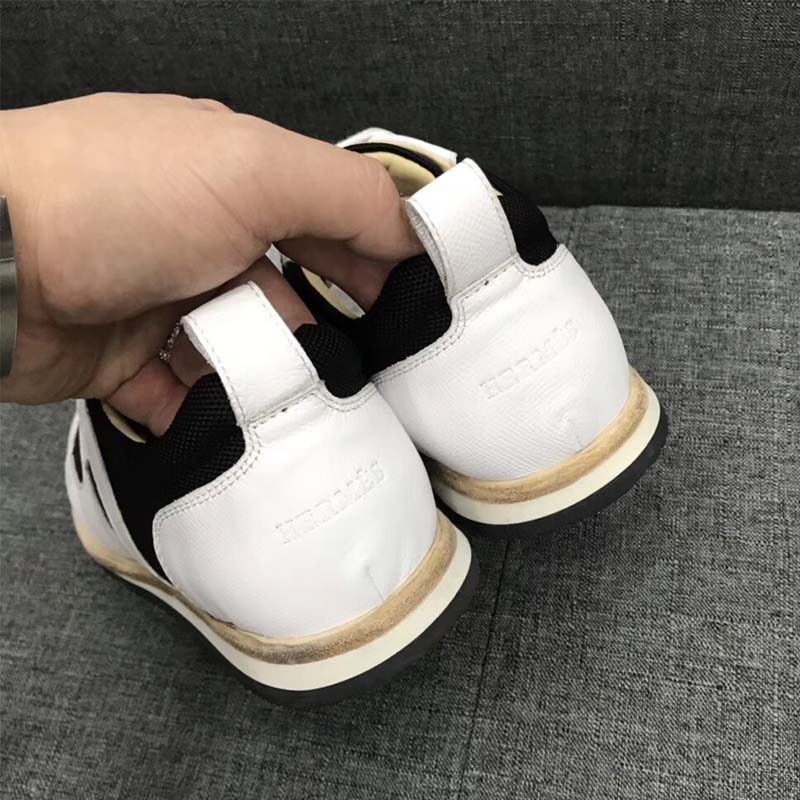 Hermes Men Partner Sneaker Shoes Black - image 6